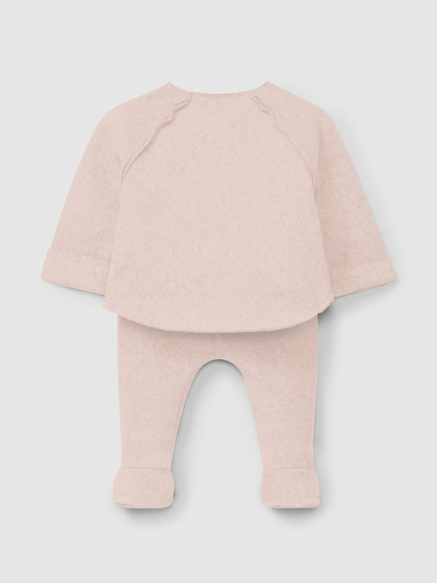 Set due pezzi neonato rosa set neonato