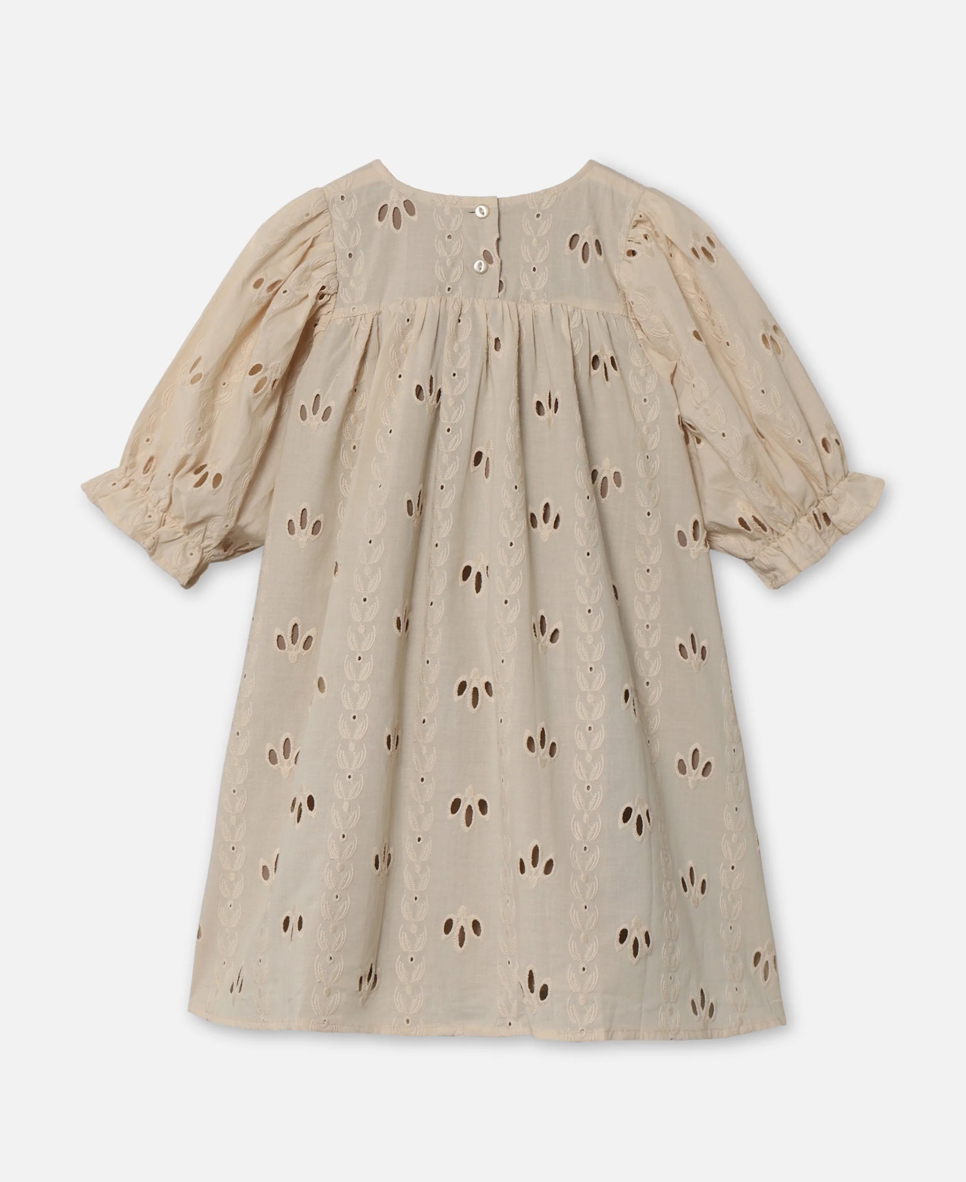 Vestito con ricamo inglese vestito