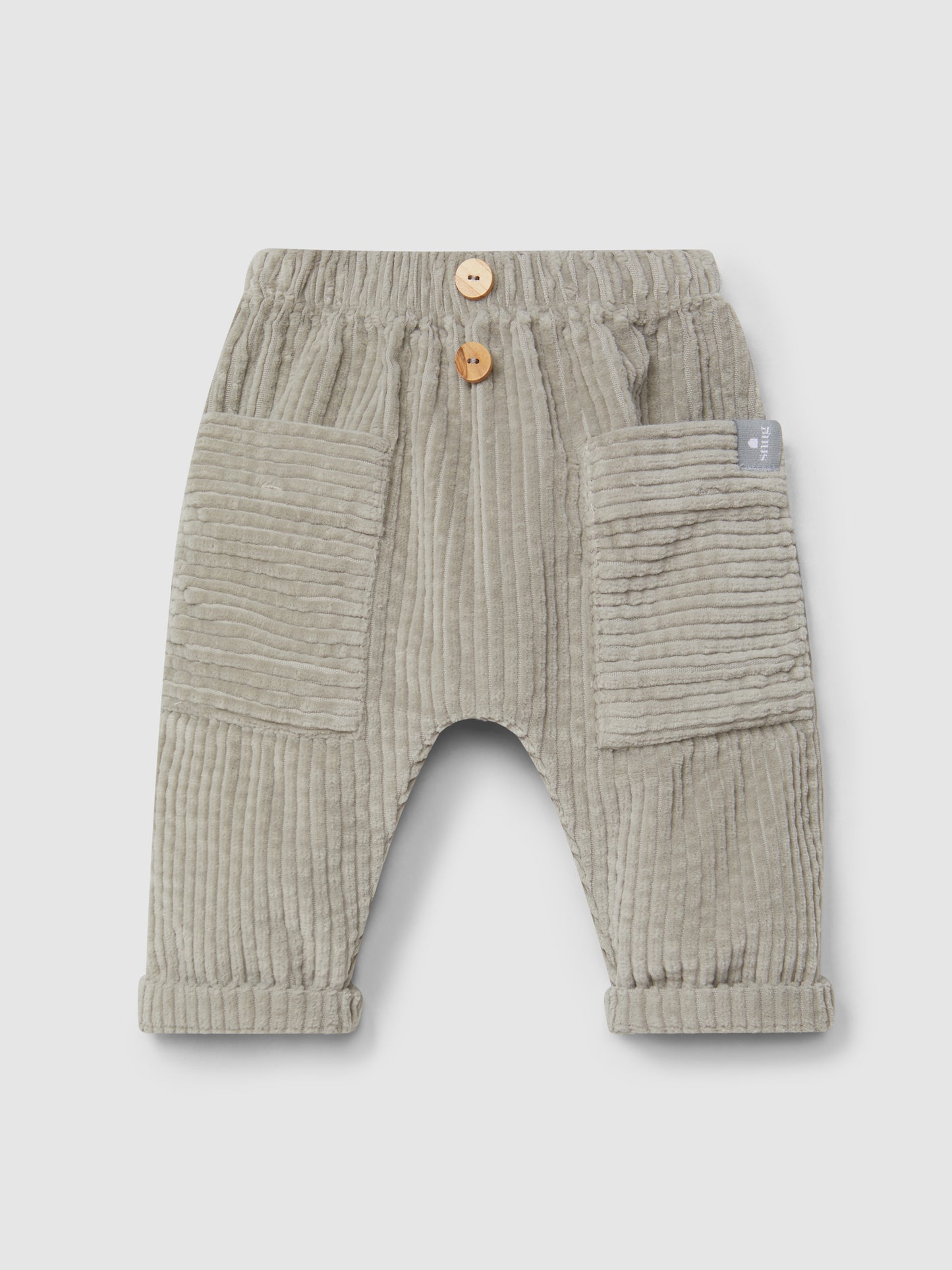 Pantalone in velluto a coste con tasche