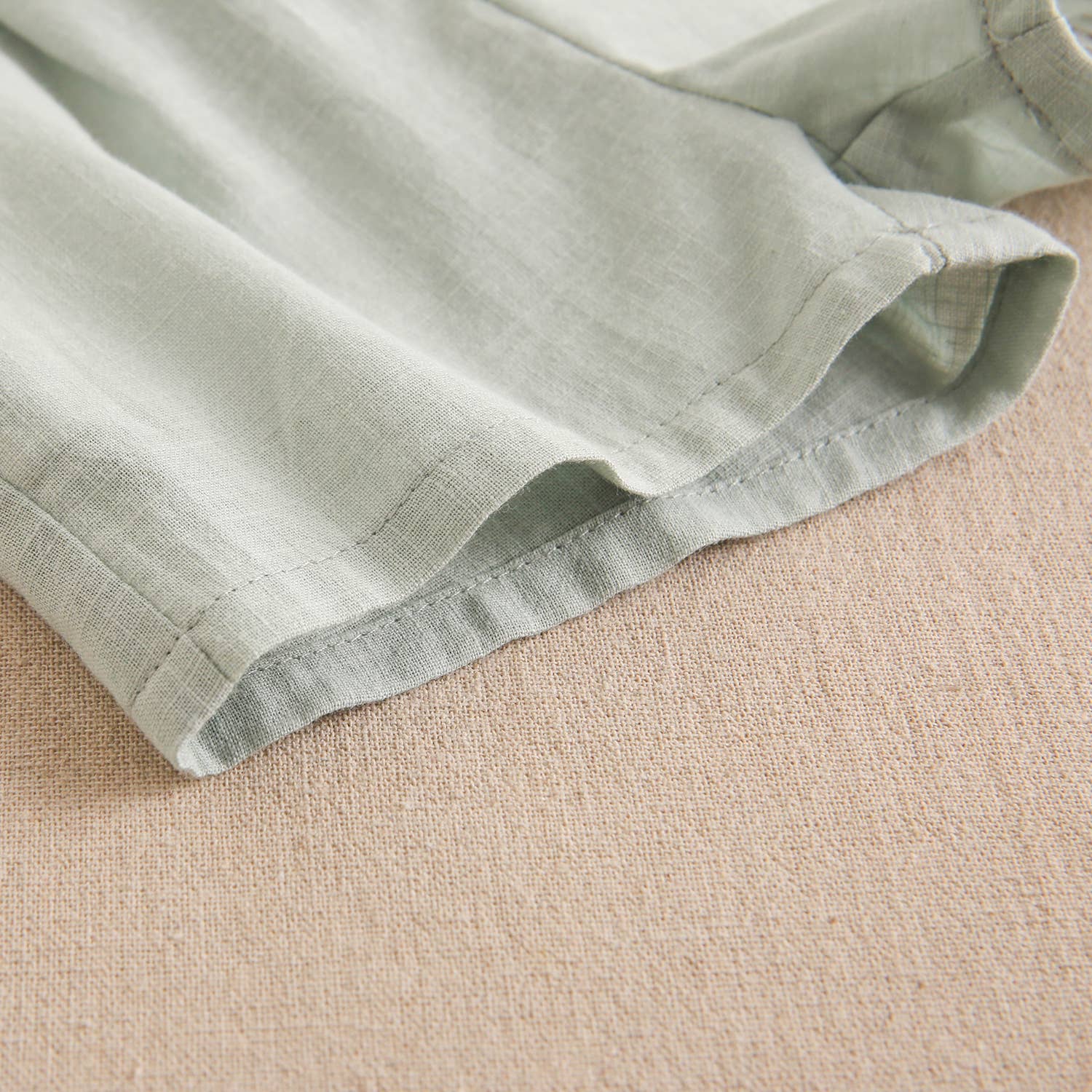 Set per bambino Vichy quadrato verde set