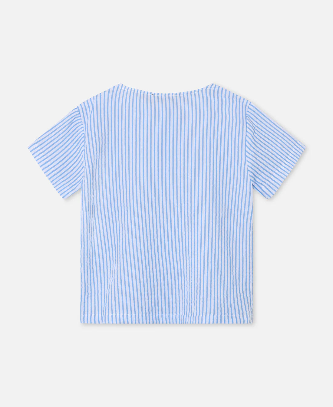 camicia in cotone a righe camicia