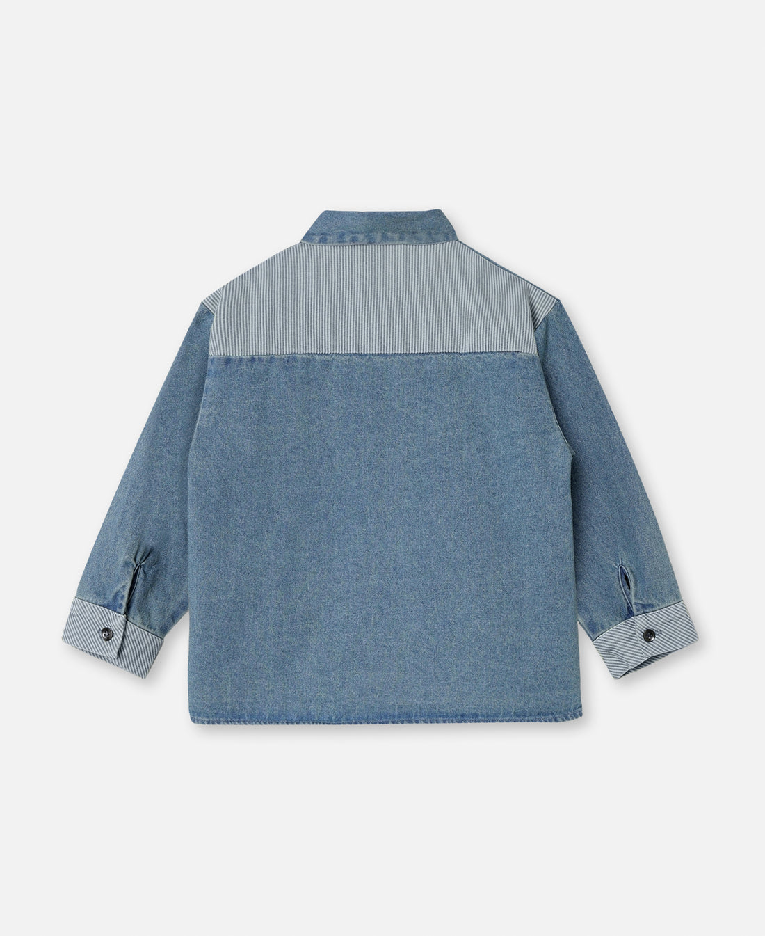 Camicia in jeans a contrasto camicia