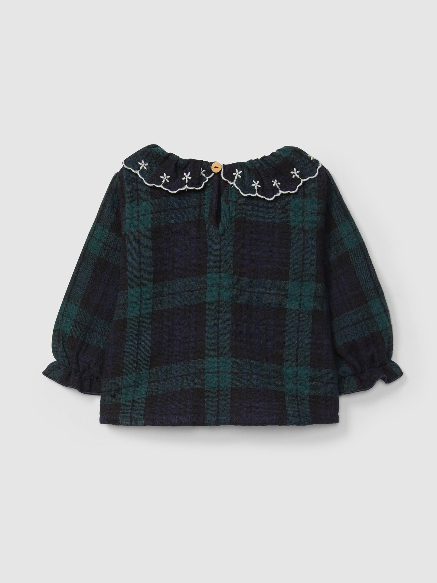 Blusa a quadri camicia