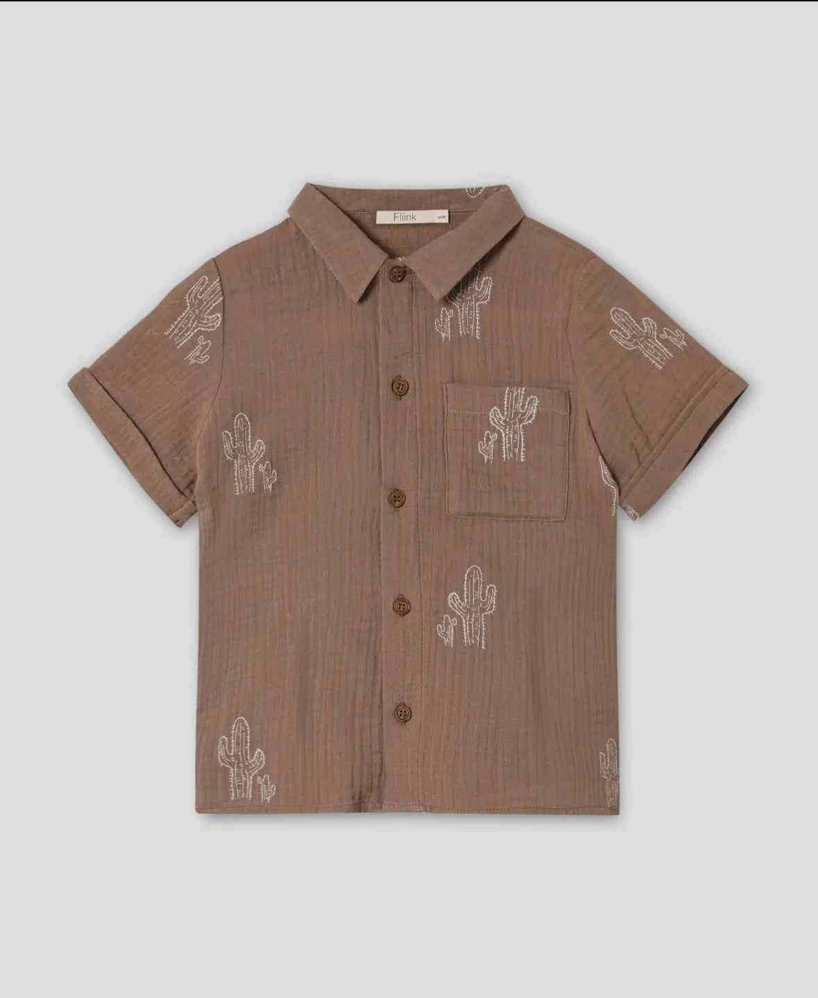 Camicia con cactus camicia