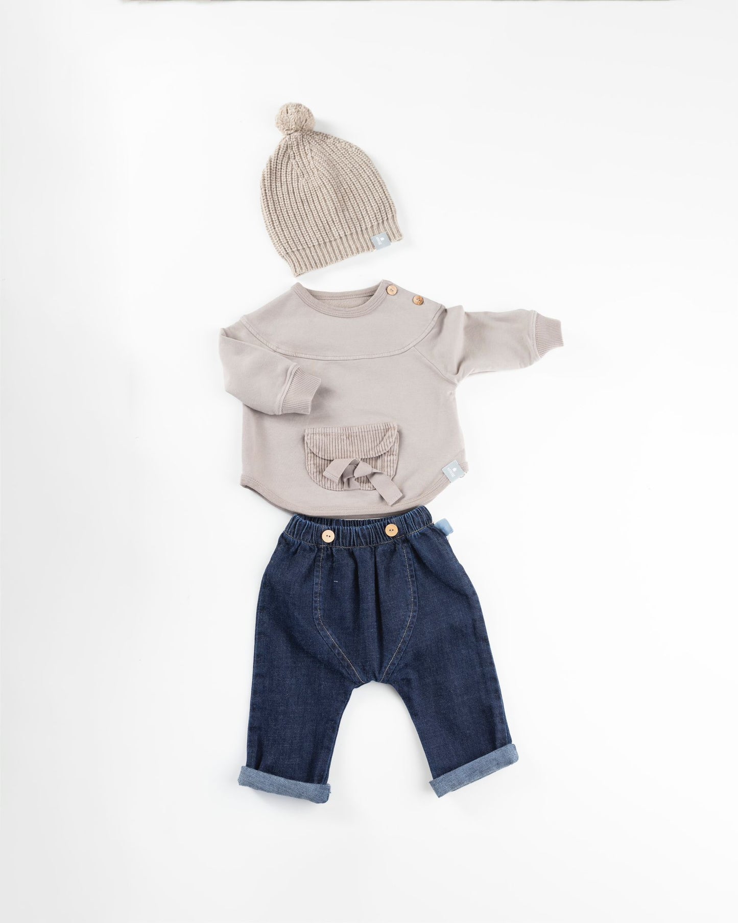 Felpa con tasca felpa