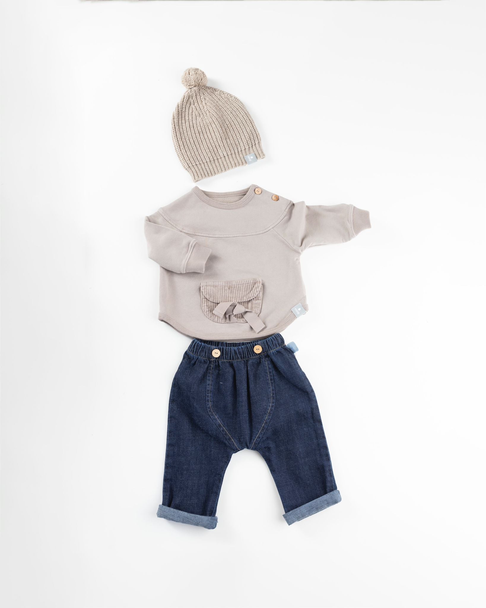 Felpa con tasca felpa