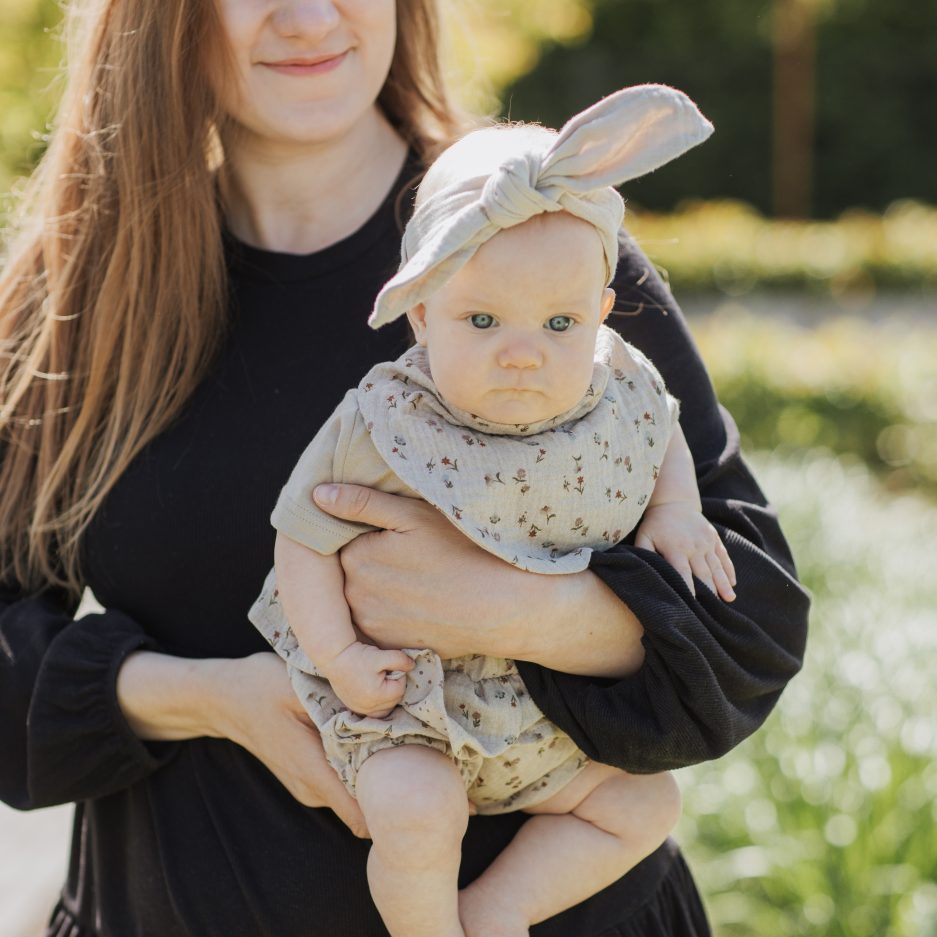 Bavaglino in mussola bavetta