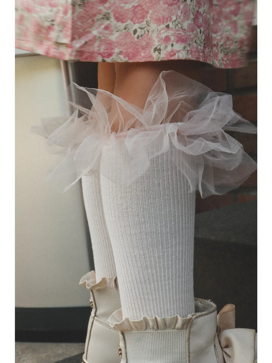 Calzini con tulle calzini