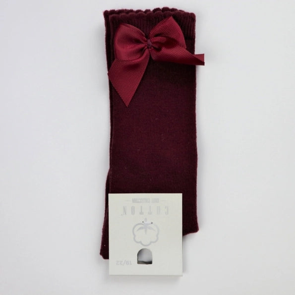 Calzino con fiocco calzini