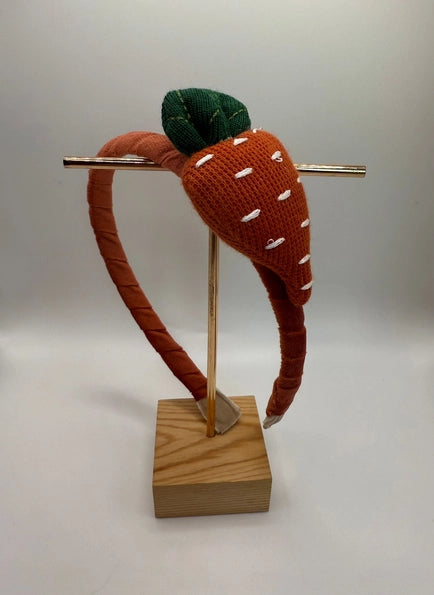 Cerchietto velvet carrot