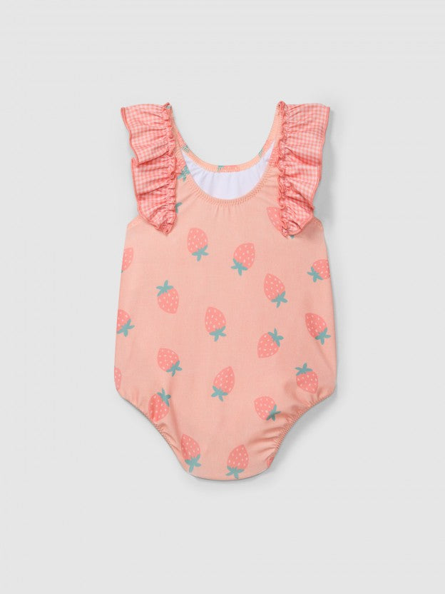 Costume intero con fragole costume