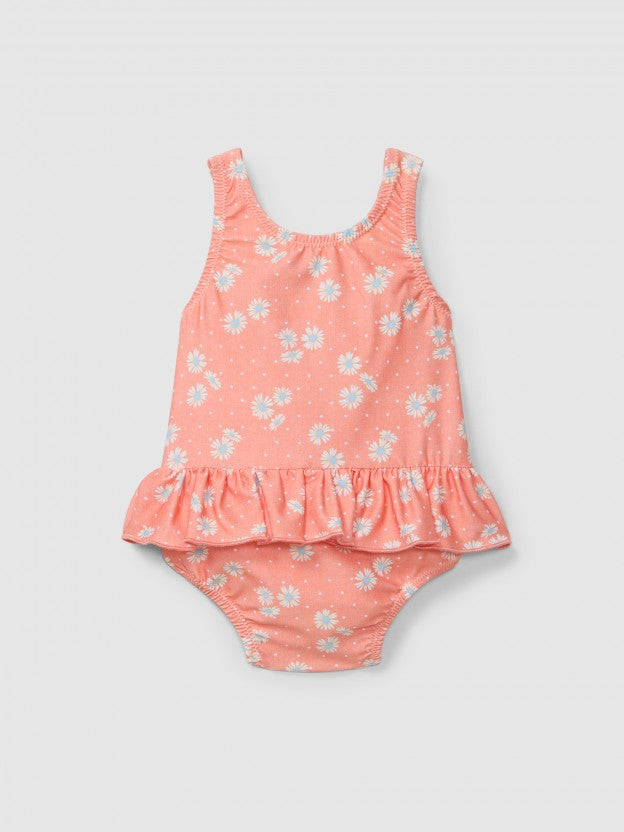 Costume intero con fiori costume