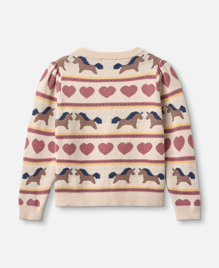 Cardigan con disegni cardigan