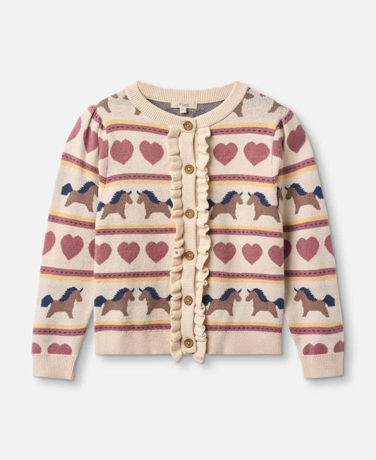 Cardigan con disegni cardigan
