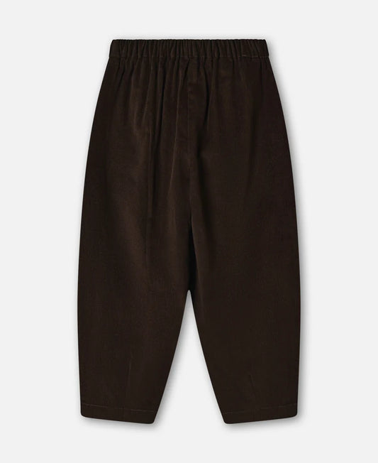 Pantaloni Bambino in Velluto Marrone – Cotone 100% con Elastico in Vita e Tasche pantalone