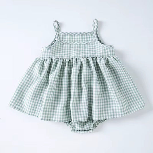 Pagliaccetto a quadretti Solana baby Pagliaccetto