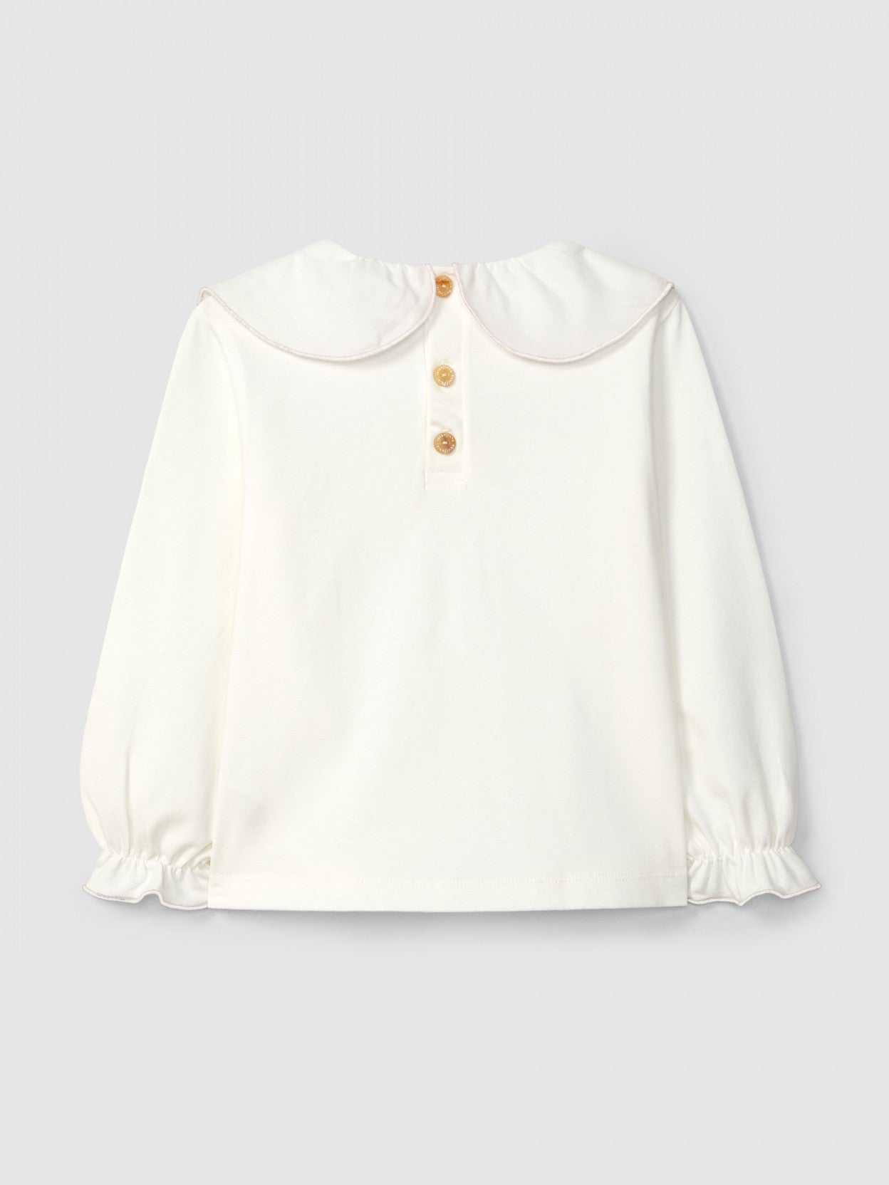 Maglia in cotone con colletto maglia