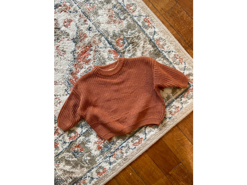 Maglioncino oversize TERRACOTTA maglioncino