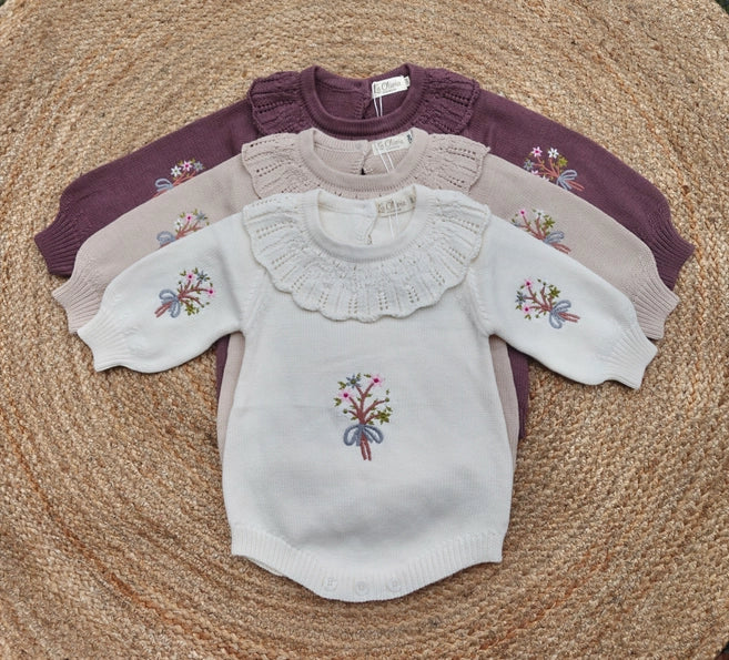 Pagliaccetto con ricamo Pagliaccetto