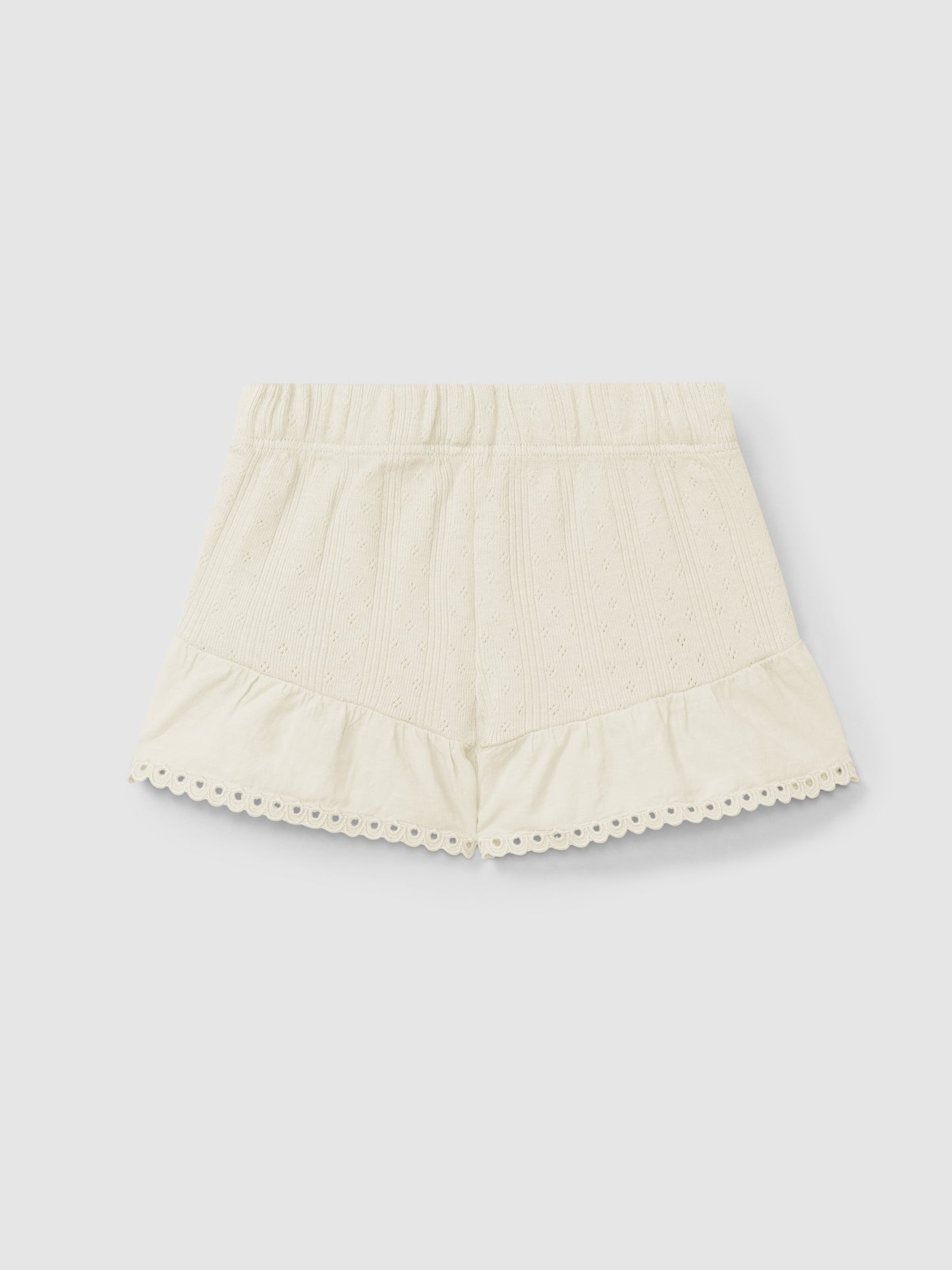 Pantaloncino con ricamo inglese pantaloncino