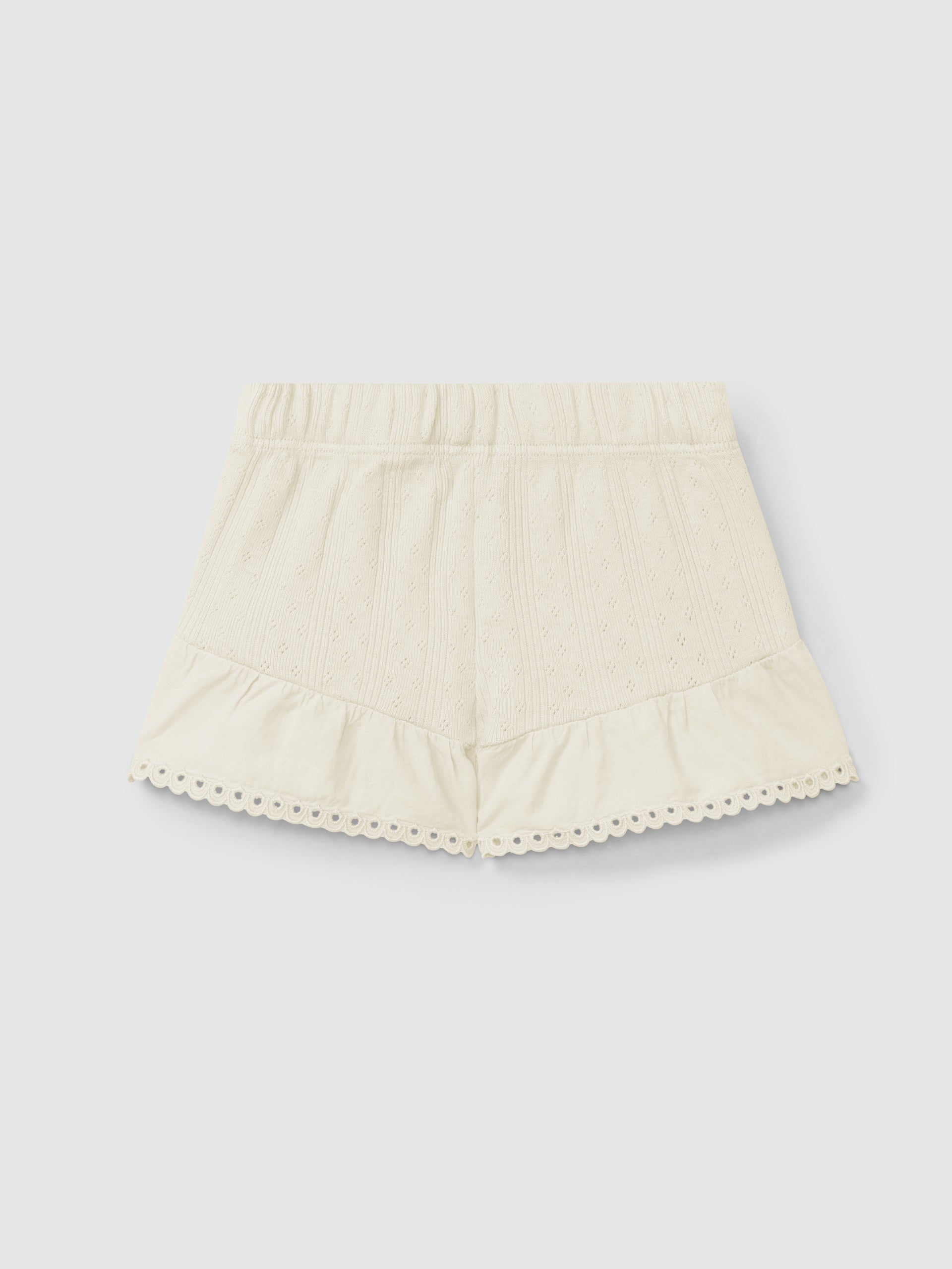 Pantaloncino con ricamo inglese pantaloncino