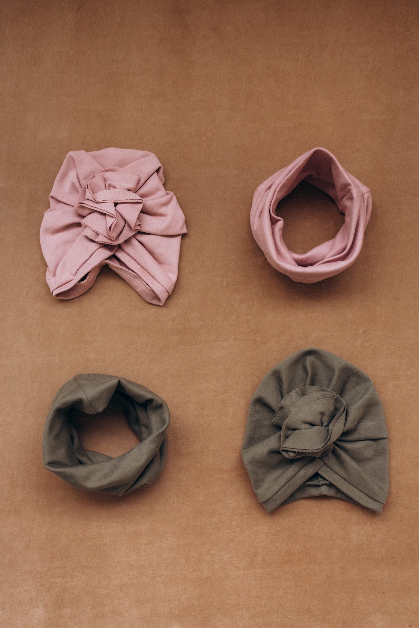 Turbante con volant turbante