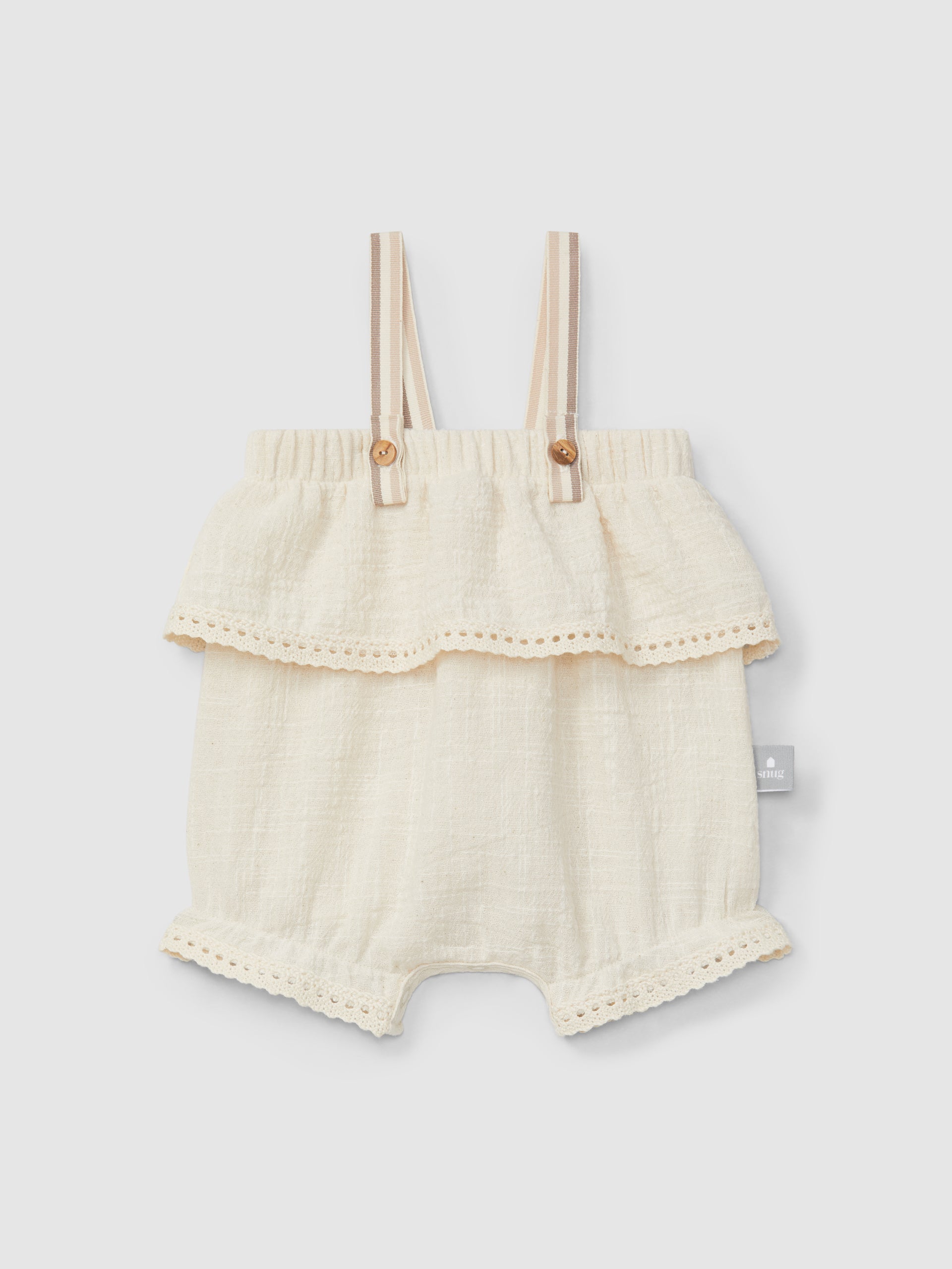 Salopette con ricamo Salopette