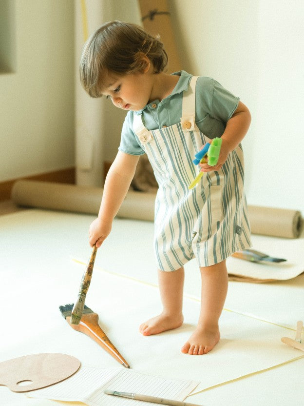 Salopette a righe bambino Salopette