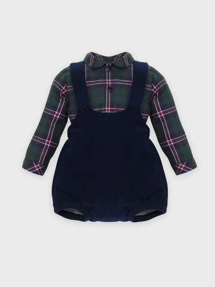 Set camicia e salopette set