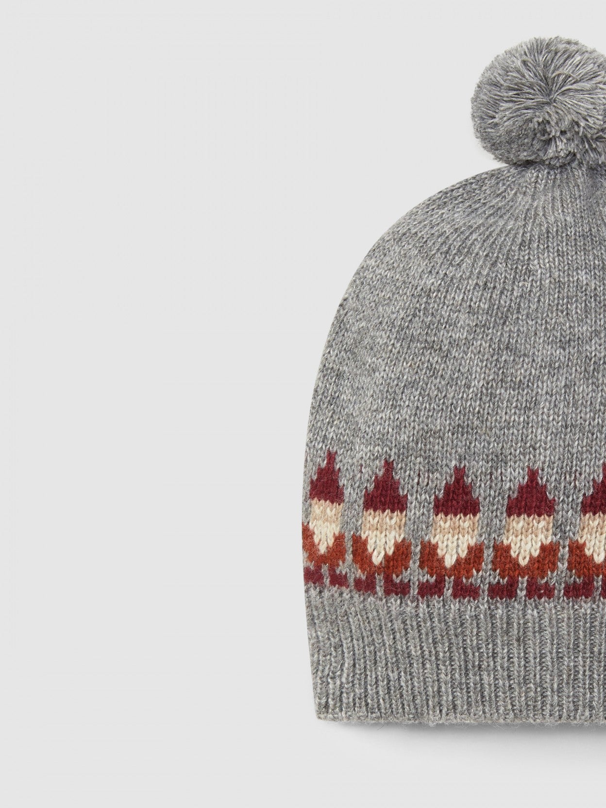 Berretto con babbo natale lavorato a maglia Berretto