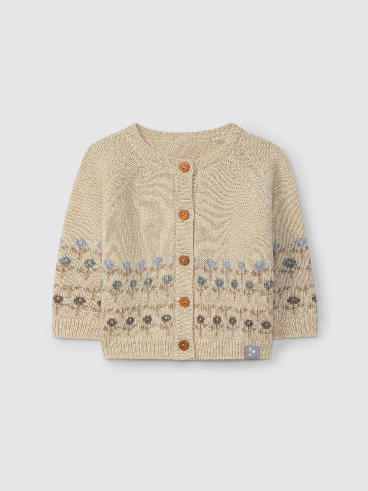 Cardigan jaquard lavorato a maglia cardigan