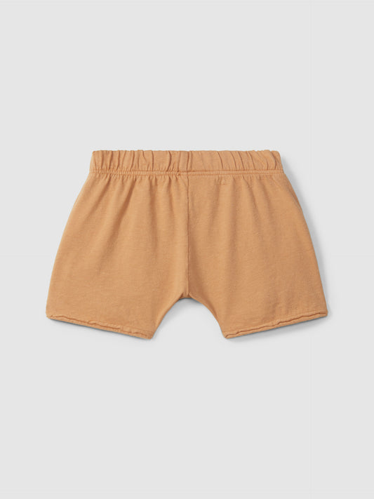 Shorts pull-up in jersey tinta unita pantaloncino