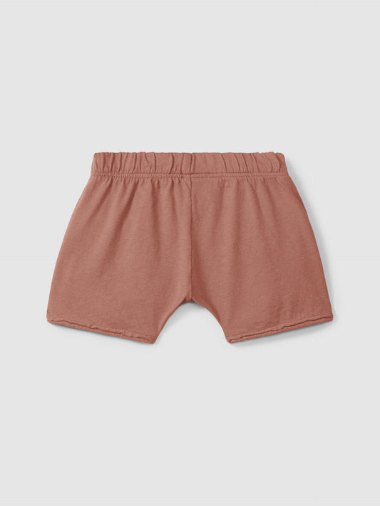 Shorts pull-up in jersey tinta unita pantaloncino