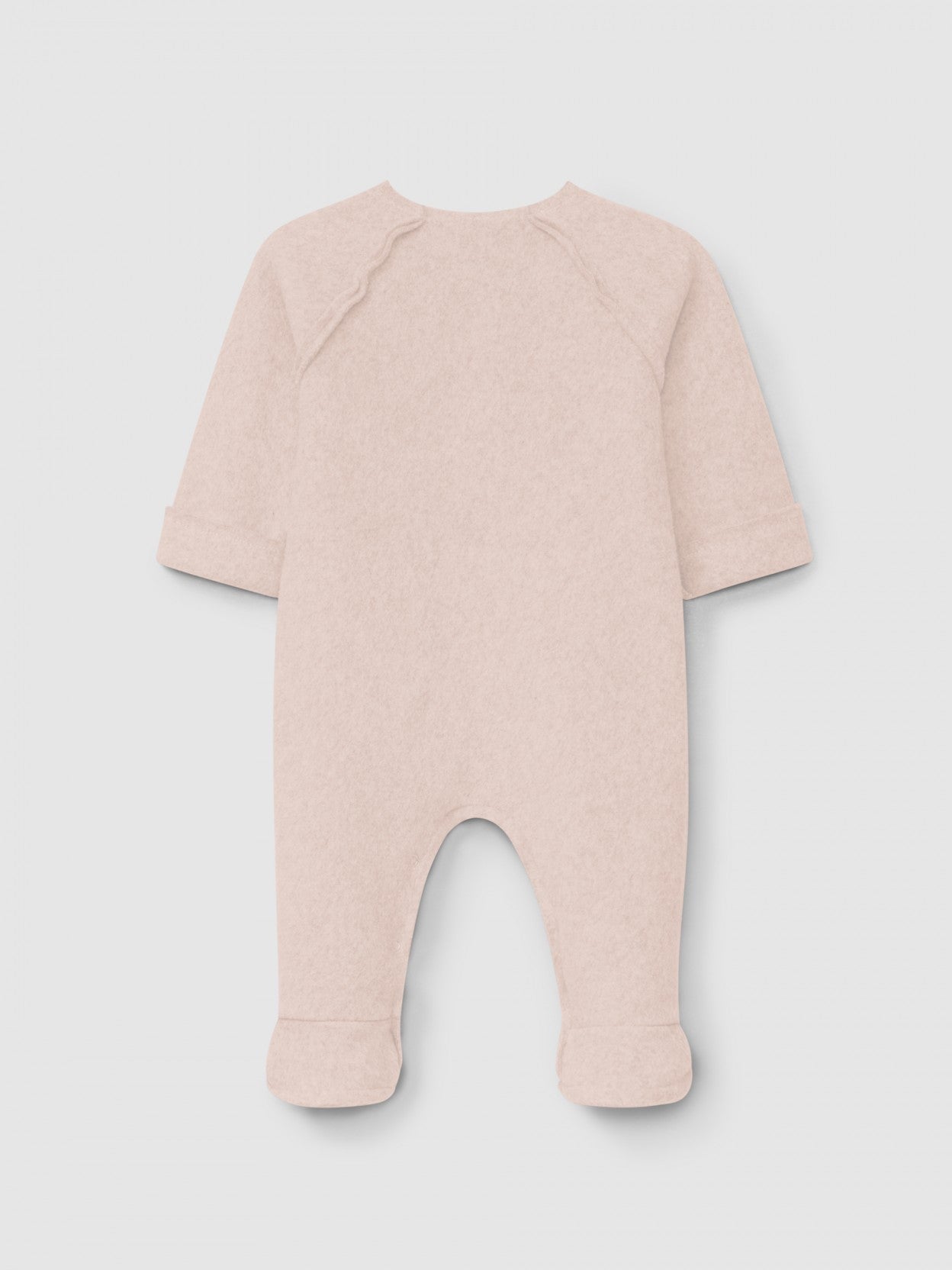 Tutina in pile di cotone biologico rosa Tutina