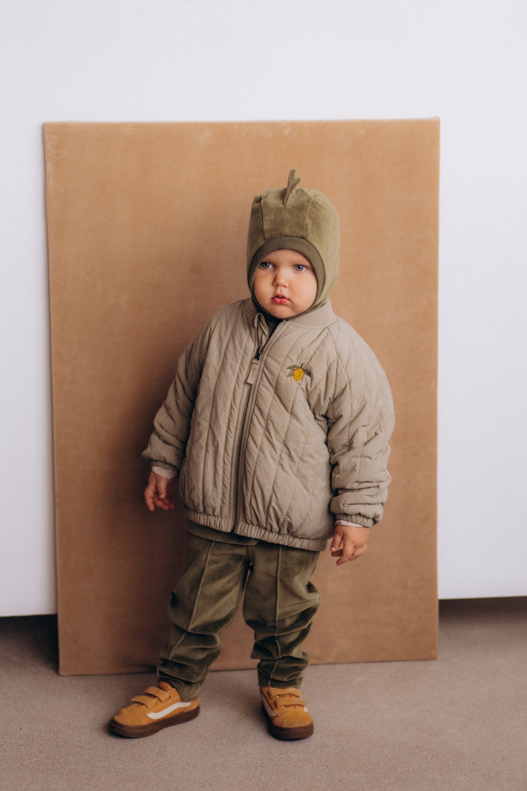 Balaclava in velluto a forma di dinosauro balaclava