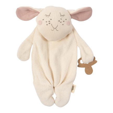 Baby comforter con porta ciuccio doudou