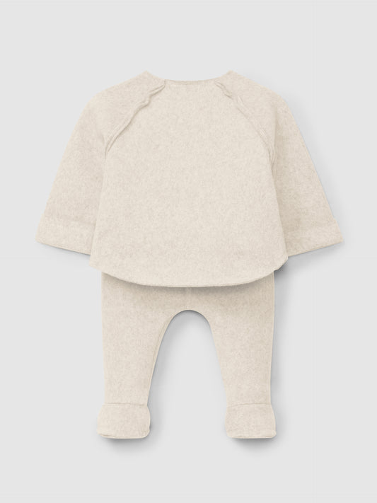 Set due pezzi neonato sabbia set neonato
