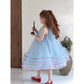 Abito in tulle a strati Tru