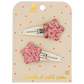 Fermagli Bubble star - Lampone (paio) mollette