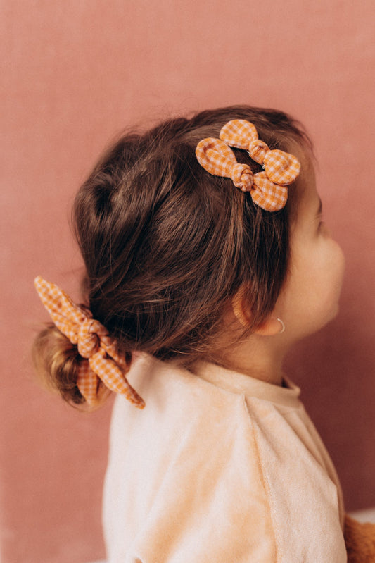 Scrunchie a quadretti