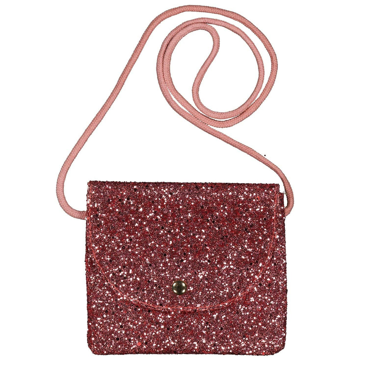 Borsa a mano - Glitter lampone borsa