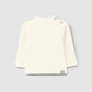 Maglia collo alto in cotone biologico maglia