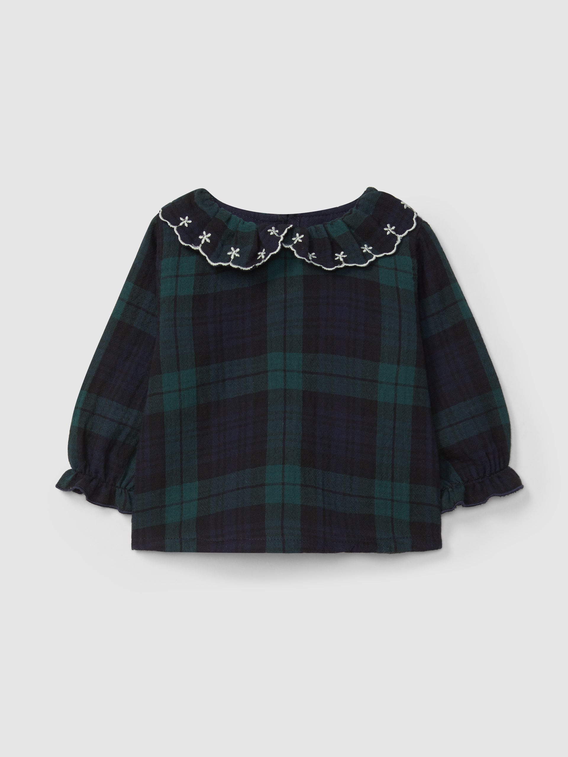 Blusa a quadri camicia