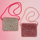 Borsa a mano - Glitter lampone borsa