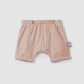 Shorts pull up in tessuto rigato pantalooncino