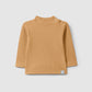 Maglia collo alto in cotone biologico