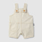 Salopette Corta Canvas Cotone Lino Neonato Salopette