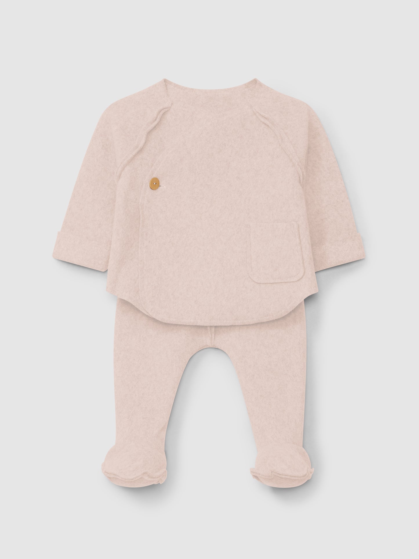 Set due pezzi neonato rosa set neonato