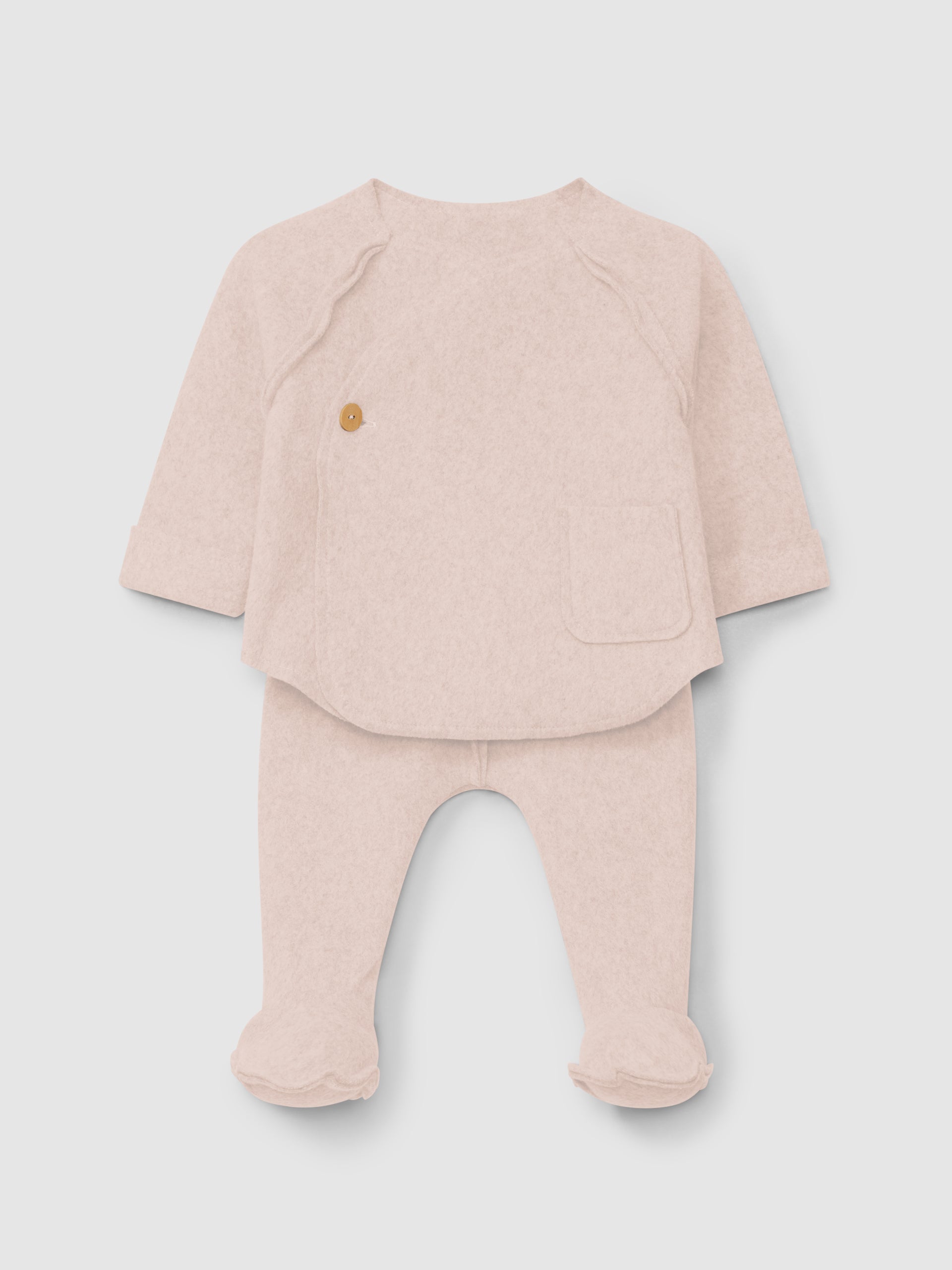 Set due pezzi neonato rosa set neonato