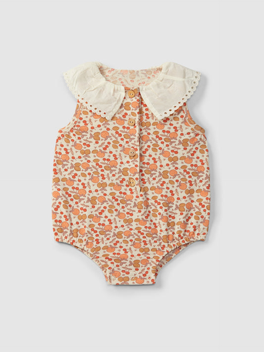 Pagliaccetto con dettaglio ricamato Pagliaccetto